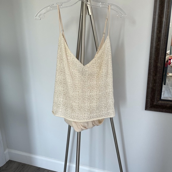 Boho cream crop top - Picture 1 of 5